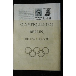 Jeux Olympiques 1936 n° 6 - Organe Officiel de la XIème Olympiade à Berlin