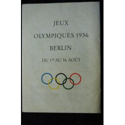 Jeux Olympiques 1936 n° 7 - Organe Officiel de la XIème Olympiade à Berlin