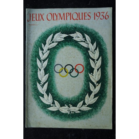 Jeux Olympiques 1936 n° 8 - Organe Officiel de la XIème Olympiade à Berlin
