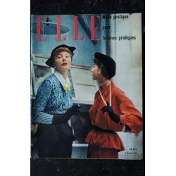 ELLE   199  19 sept. 1949 - mode pratique pour femmes pratiques - Michèle Morgan  - 36 pages FASHION VINTAGE