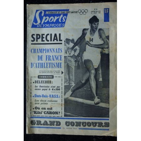 Sports Olympiques  n° 18  - 1964 07 - Championnats de France d'Athlétisme