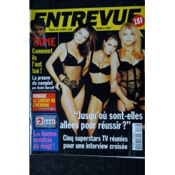 ENTREVUE  69 1998 04  Y Bleeth A Milano P Wilson C Electra G beauvais Eric & Ramzy M Jovovich D Ginola Madonna Donna D'Errico