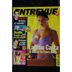 ENTREVUE  96 2000 07  Laetitia Casta Elli Medeiros Tapie Bosso Madonna A Milano C Lambert Duchovny A Jolie Glenn Close