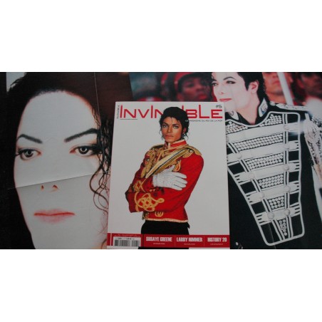 INVINCIBLE 6 2015 MICHAEL JACKSON TG HERRINGTON  +  96 pages + 4 POSTERS LE MAGAZINE DU ROI DE LA POP