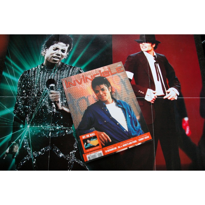 INVINCIBLE 7 JANVIER 2016 MICHAEL JACKSON MIND IS THE MAGIC  +  96 pages + 4 POSTERS