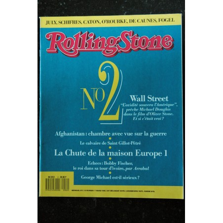 ROLLING STONE 01 N° 1  Serge JULY et CATON  1968 - 1988  Jane Fonda Affaire Villemin