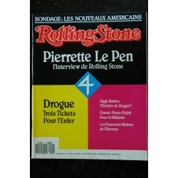 ROLLING STONE 003 N° 3  REAGAN Les soeurs WEBER STING Philippe DJIAN Serge July Karl Zero