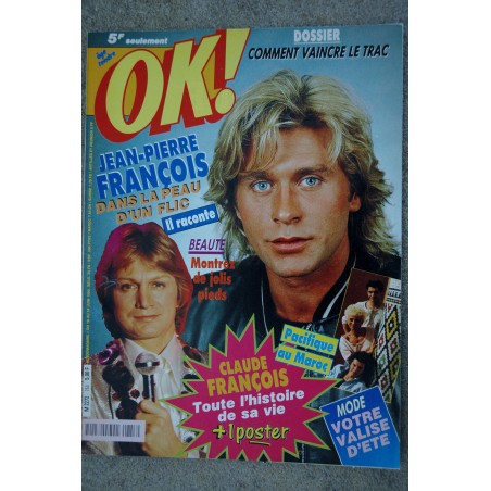 OK ! âge tendre 726 DEC 1986 COVER ROCH VOISINE GHOSTBUSTERS II PAULA ABDUL + MINI ALBUM 16 PAGES