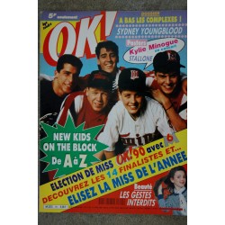 OK ! âge tendre 734 FEVRIER 1990 COVER PATRICIA KAAS FRANCOIS FELDMAN ROCH VOISINE MINI POSTER