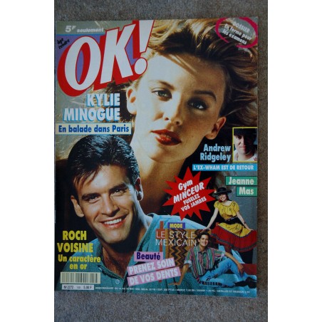 OK ! âge tendre 760 AOUT 1990 COVER NICK KAMEN KIM WILDE FORBANS VAGABONDS VANESSA PARADIS MADONNA
