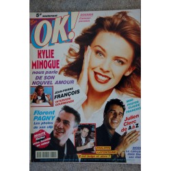 OK ! âge tendre 783 JANVIER 1991 PATRICK BRUEL WHITNEY HOUSTON BENNY B PACIFIQUE MEL GIBSON