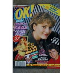 OK ! âge tendre 721 DAVID MAROUANI KYLIE MINOGUE MICHEL DELPECH PATRICIA KAAS INTERVIEW 89