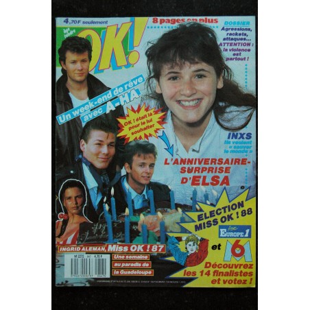 OK ! âge tendre 646  FLORENT PAGNY  JOHNNY CLEG  Michael JACKSON
