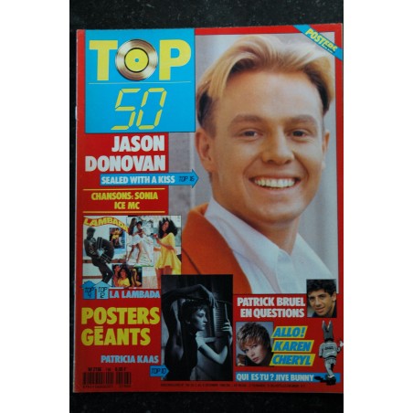 TOP 50 195 1989     JASON DONOVAN PACIFIQUE  ROCH VOISINE TINA TURNER DON JOHNSON