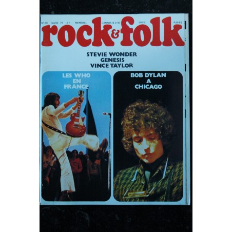 ROCK & FOLK 088  1974 MAI COVER ALVIN LEE ROLLING STONES Maxime Le FORESTIER TRAFFIC + POSTER Bill WYMAN ALICE COOPER