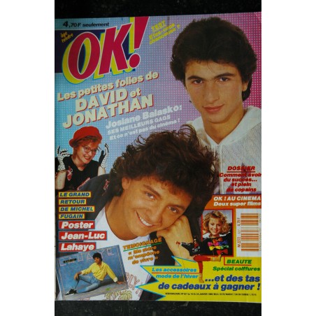 OK ! âge tendre 626 1988 01 Julien Clerc Madonna Pink Floyd A cause des garçons