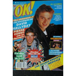 OK ! âge tendre 632  1988 02 David Hallyday Pierre Cosso Caroline Loeb Vaya con Dios