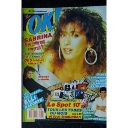 OK ! âge tendre 633  1988 02 SABRINA  Marrs Glenn Medeiros  ELLI