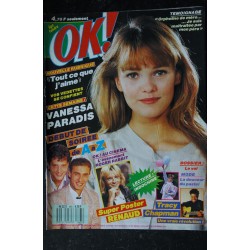 OK ! âge tendre 665  1988 10 VANESSA PARADIS - Début de Soirée - Poster Renaud - Tracy Chapman