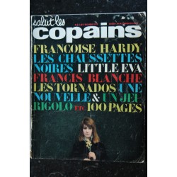 Salut les Copains N°  9   * 04 1963 *  Johnny Hallyday COVER Françoise Hardy  Les Tornados Les Chaussettes noires