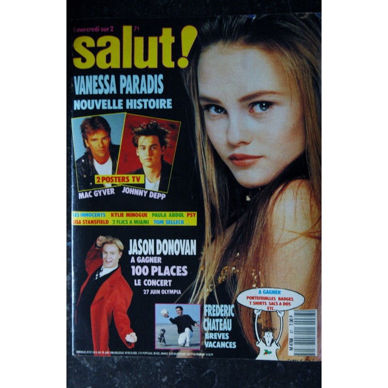 Salut ! 1990 05 -  66  Incomplet - MADONNA Richard Marx Melody New Kids on the block Roch Voisine Kaas Minogue - Pas de Poster