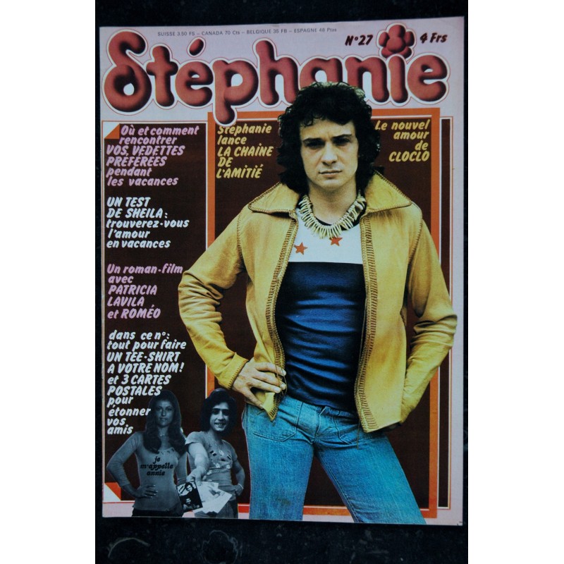 STEPHANIE 1974 06 - 27  Sardou Cloclo Sheila Stone Charden