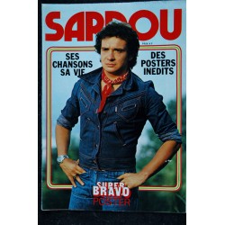 Super Bravo  Poster - Sardou - ses chansons - sa vie - des posters inédits