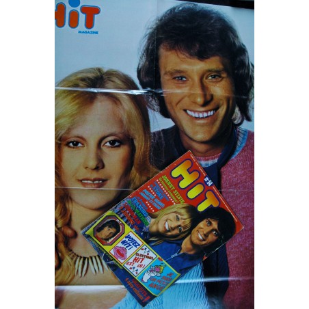 Hit Magazine 14  JOHNNY SYLVIE  STONE  Frédéric FRANCOIS Mireille MATHIEU C. Jerome LENORMAN 1973 03