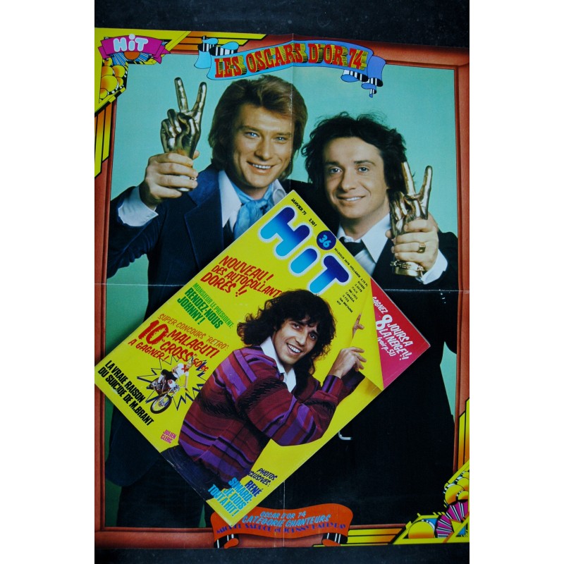 Hit Magazine 30   * 1974 Juillet  *   JOHNNY  ROMEO  DELON JUVET  C. JEROME