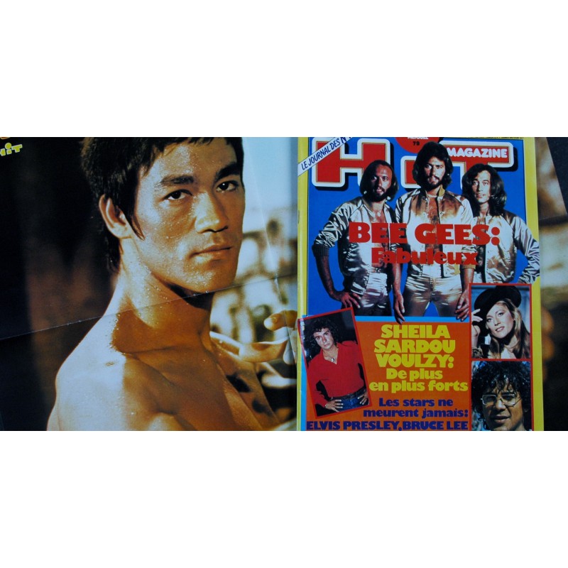 Hit Magazine 73 COLUCHE BEATLES JOHNNY EDDY MITCHELL SYLVIE    1978 02