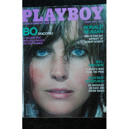 PLAYBOY US 1980 08 COVER BO DEREK Victoria Cooke   William Shokley