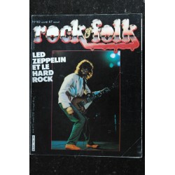 ROCK & FOLK 163 AOUT 1980 LED ZEPPELIN HARD ROCK BOB MARLEY AC/DC AEROSMITH JIMMY PAGE