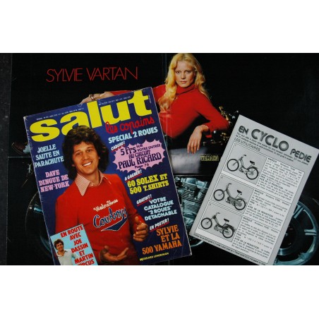 Salut les Copains N°164   * 04 1976 *  Lenorman Joelle Dave Joe Dassin Martin Circus Sylvie France Gall Juvet Elton John