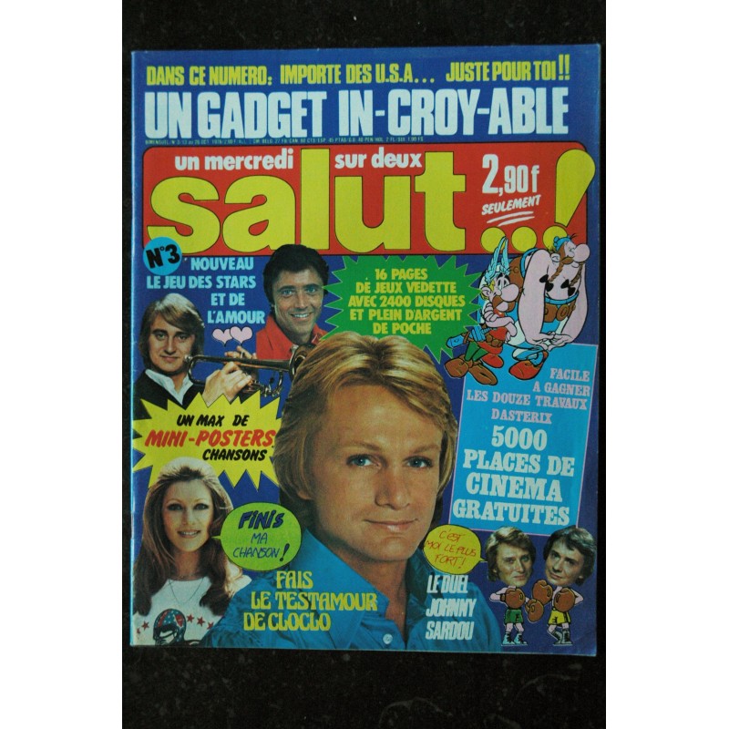 Salut ! 1976 09  -  2  RARE -  Yoni Peyrac Fredo Lenorman Cheryl Abba Sardou