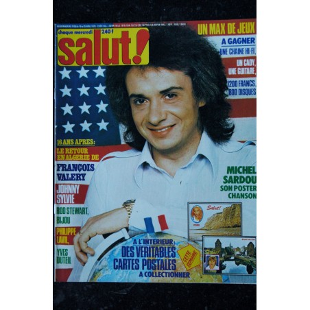 Salut ! 1978 04 -  48  Souchon Sylvie Vartan Abba Véronique Sanson Cloclo Dutronc