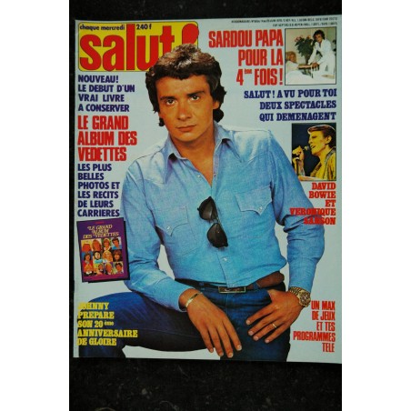 Salut ! 058  14 au 20 juin 1978 SARDOU David Bowie Véronique Sanson Johnny