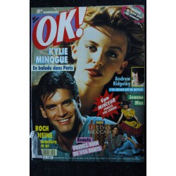 OK ! âge tendre 748 MAI 1990 COVER KYLIE MINOGUE JEANNE MAS ROCH VOISINE ANDREW RIDGELEY MADONNA