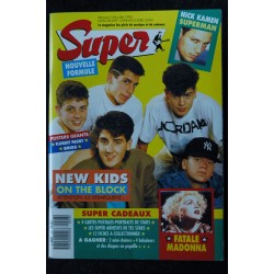 SUPER N° 13 1989 AVRIL COVER MADONNA 4 PAGES BROS JEANNE MAS LA TOYA JACKSON CYNDI LAUPER + POSTER GEANT
