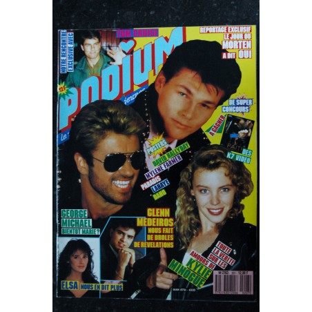 PODIUM HIT 205  1989 02   YAZZ  A-HA  ELSA  Florent PAGNY  David HALLYDAY  BROS