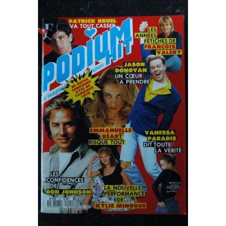 PODIUM HIT 214 1989 11 VANESSA PARADIS JASONDONOVAN KYLIE MINOGUE PODIUM HIT 214 1989 11 VANESSA PARADIS JASONDONOVAN KYLIE MINOGUE