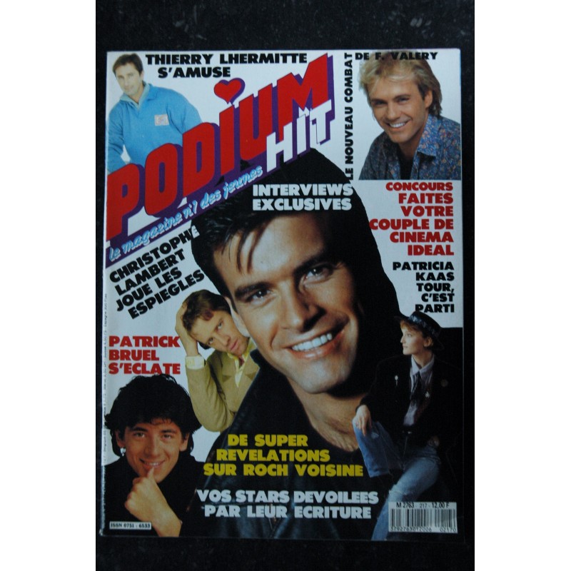 PODIUM HIT 213  1989 10  DAVID & ESTELLE  ELSA  FRANCIS HUSTER