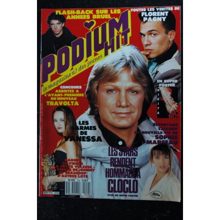 PODIUM HIT 218  1990 03  Bruel Pagny Big Fun Roch Voisine Lhermitte Clerc Bros Ripoux