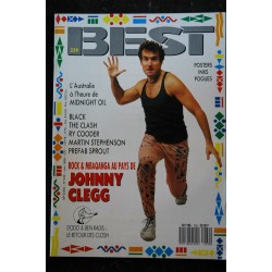 BEST 239  JUIN 1988  JOHNNY CLEGG  Midnight Oil Black The CLash Ry Cooder  STEPHENSON Prefab Sprout + POSTERS INXS Pogues