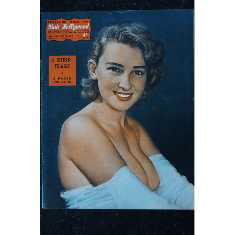 FOLIES DE PARIS ET DE HOLLYWOOD 289 29 FEVRIER CABARETS ALLEMANDS DENTELLE PARTY MAGGY STRIP