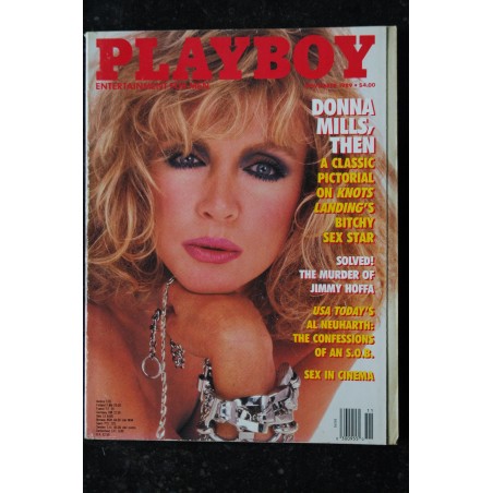 PLAYBOY US 1989 11 DONNA MILLS IN CINEMA Renée Tenison Garry Kasparov