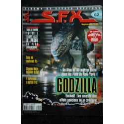 SFX  59  X-FILES - Godzilla - La Mutante 2 - Armageddon   + Affiches - 48 pages - 1998 06