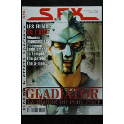 SFX  83  - Gladiator - Mission Impossible 2 - La tempète - The Patriot    + Affiches - 52 pages - 2000 06