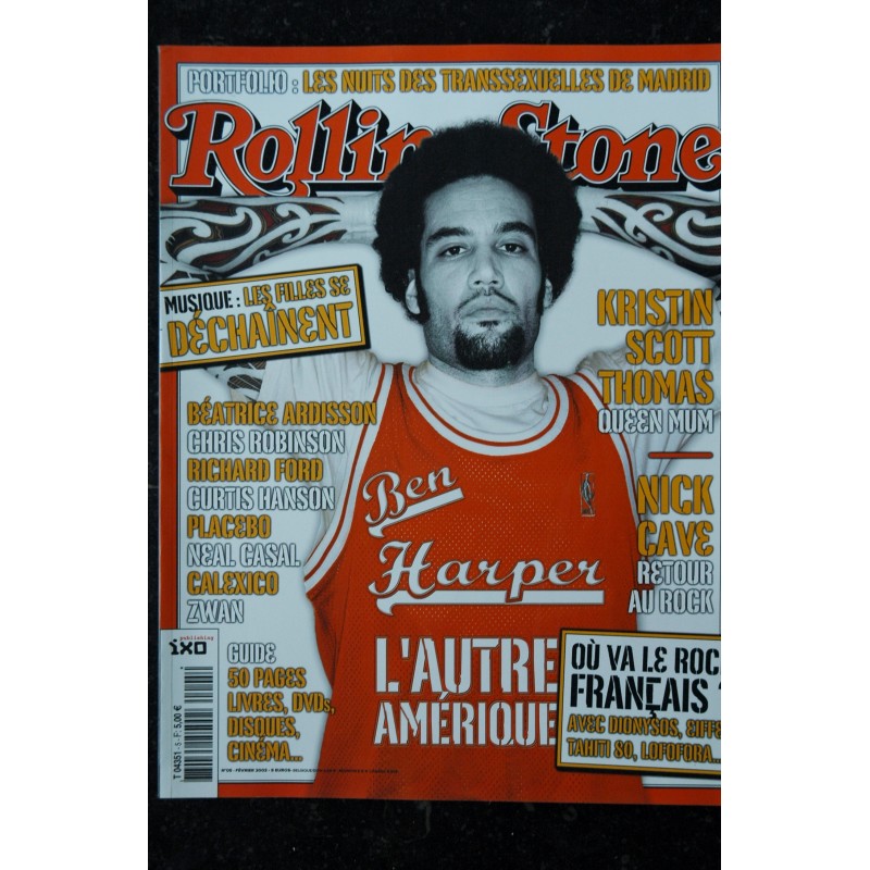 ROLLING STONE 06 MARS 2003 COVER SINEAD PLACEBO ARNO LES NUBIANS