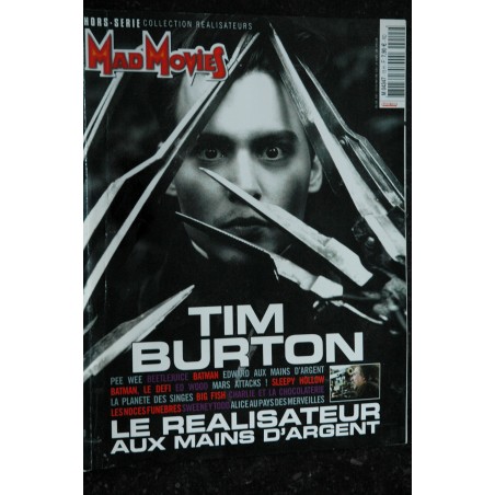 MAD MOVIES Hors-Série n° 15  Tim Burton - Série Collection Réalisateurs