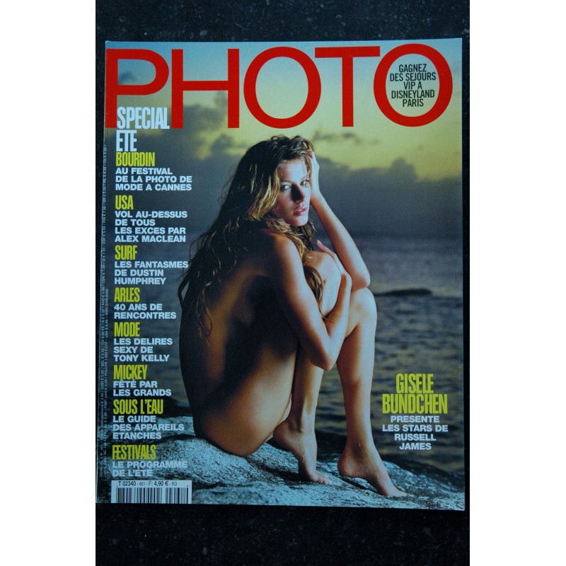 PHOTO 461ALEX MACLEAN FANTASME HUMPHREY T. KELLY MODE SEXY GISELE BUNDCHEN TOP
